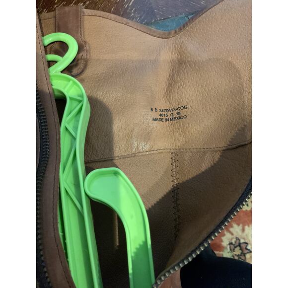 Frye - Melissa - Riding/Moto Boots - Cognac Tan -8B - Picture 9 of 13